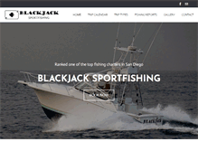 Tablet Screenshot of blackjackcharters.com